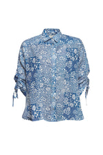 Daisy Patch Shirt - Blue Multi