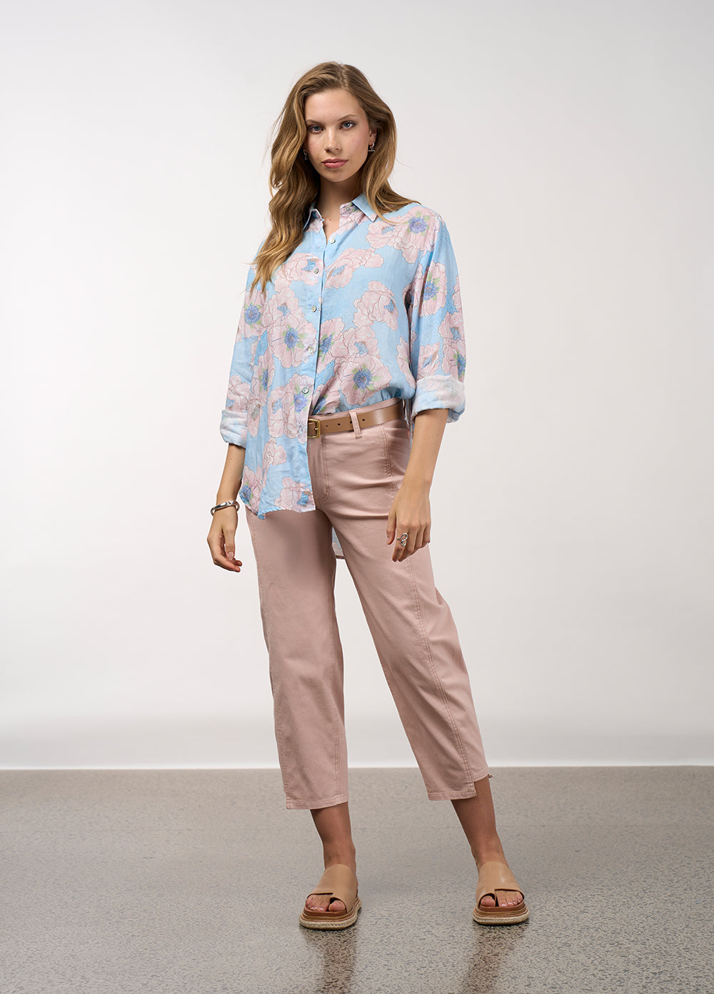 Poetic Shirt - Eggshell Multi