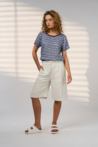 Double Up Tee - Blue Multi