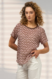 Double Up Tee - Blush Multi