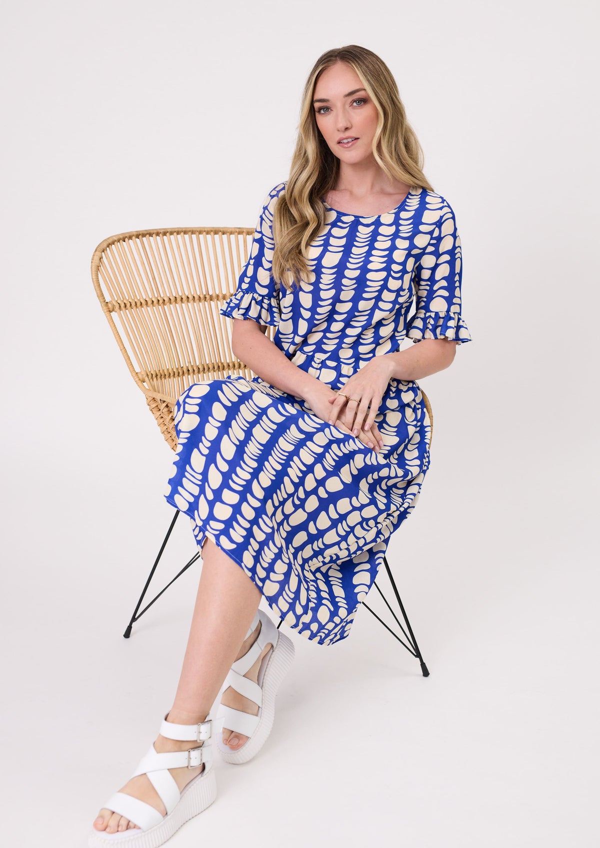 Madonna Dress - Cobalt