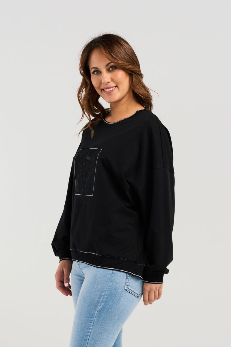 Maisie Sweat - Black