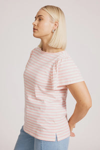 Margherita Stripe Tshirt - Cameo