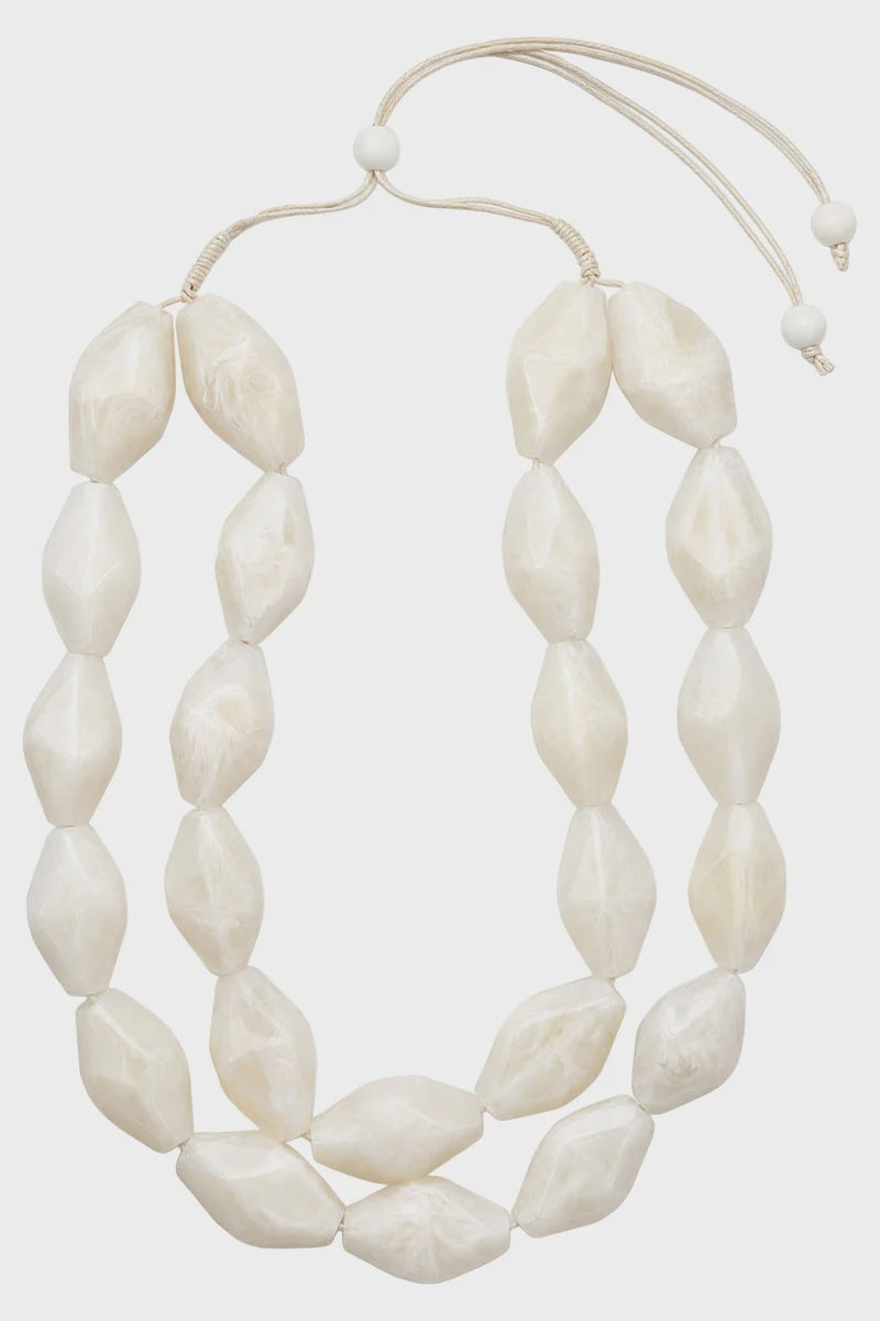 Maris Necklace - White