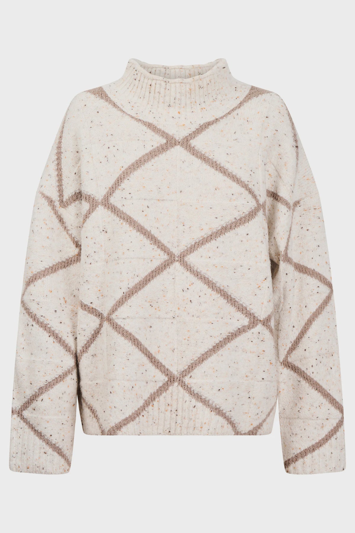 Mckenna Diamond Jumper - Ivory