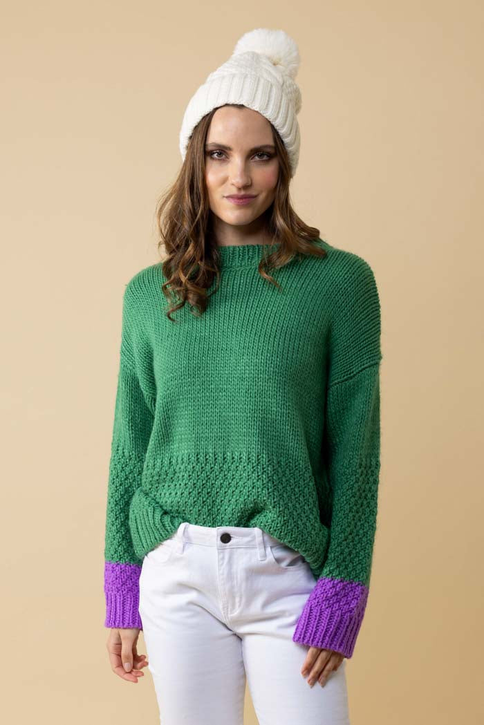 Megan Knit Jumper - Green