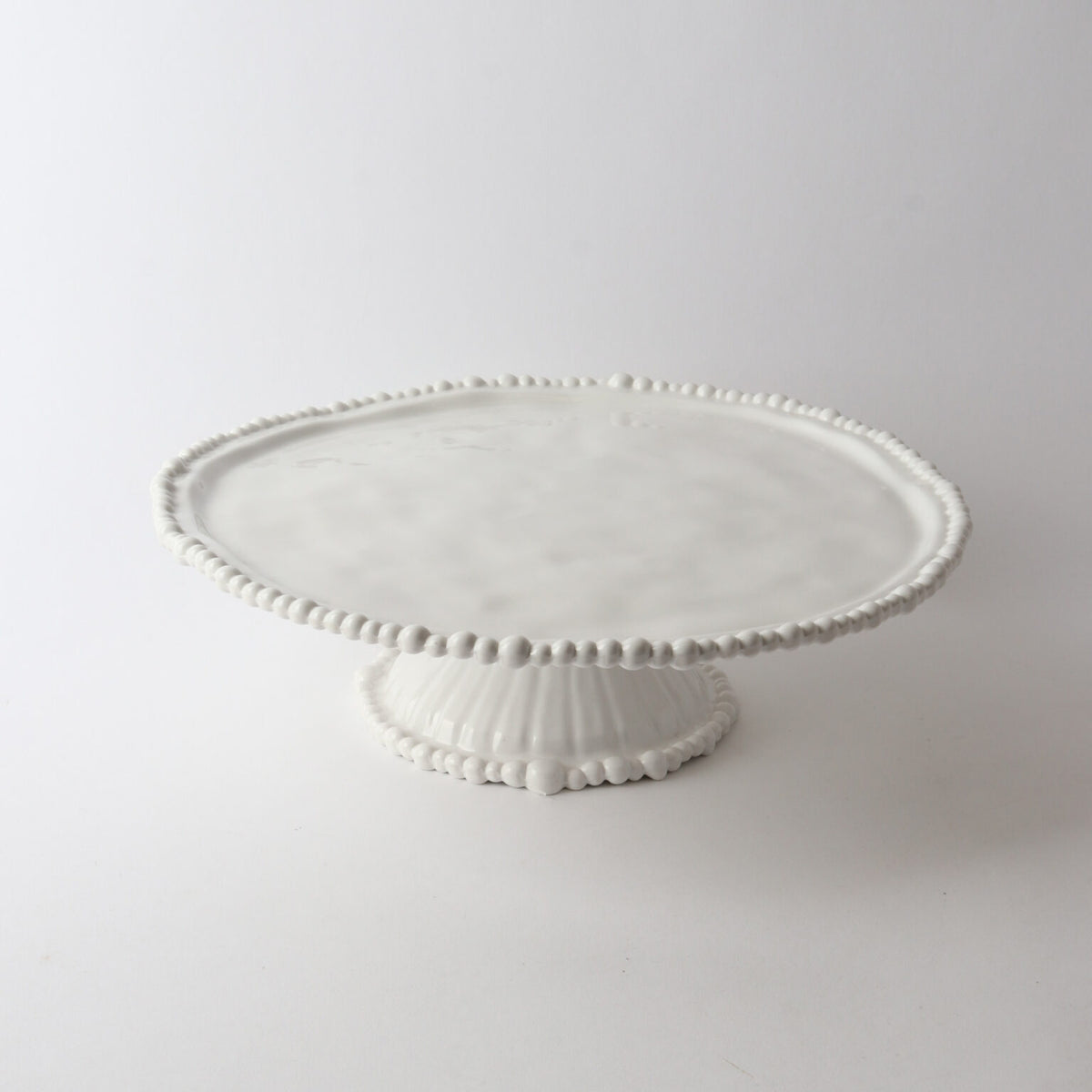 Melamine Pearl Cake Stand - White