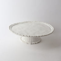 Melamine Pearl Cake Stand - White