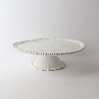 Melamine Pearl Cake Stand - White