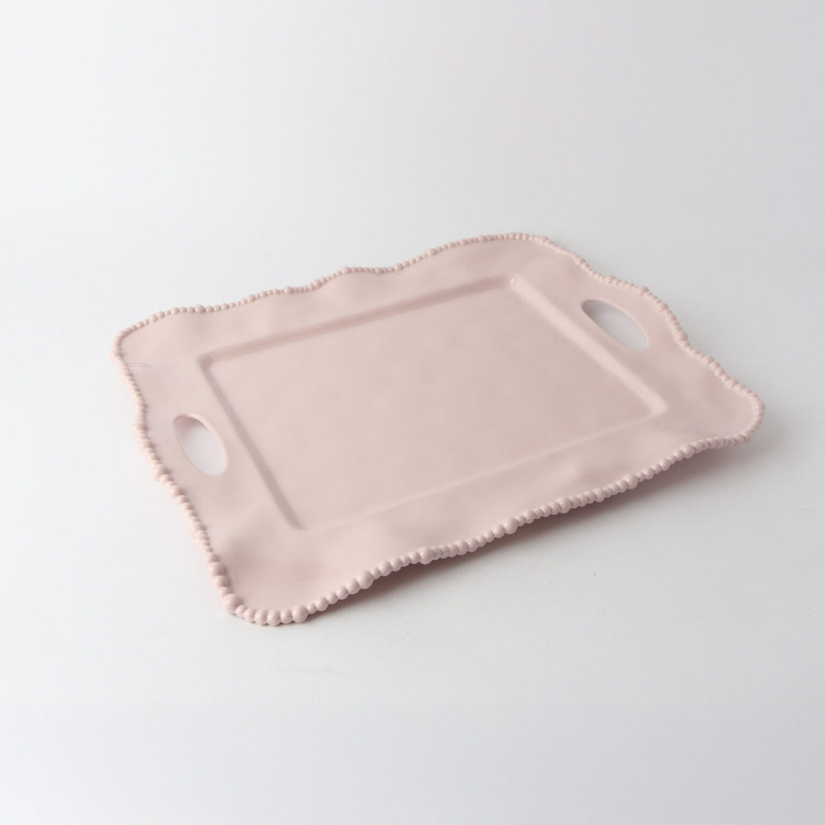 Melamine Pearl Handle Tray  50cm - Pink