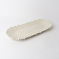 Melamine Pearl Platter 53cm - Sand