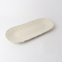 Melamine Pearl Platter 53cm - Sand