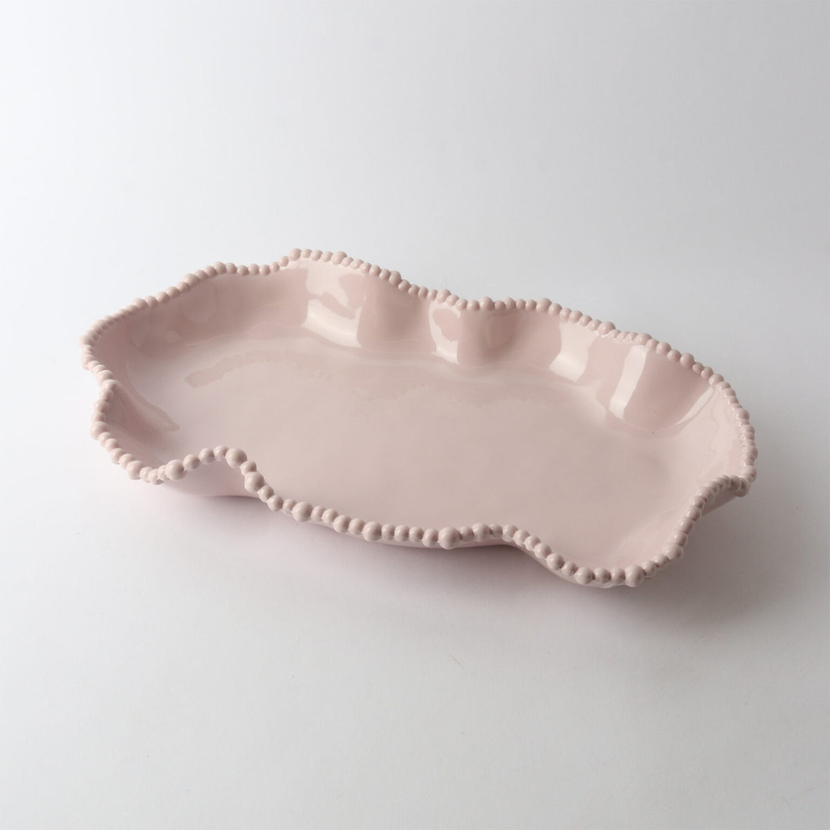 Melamine Pearl Serving Dish - Pink