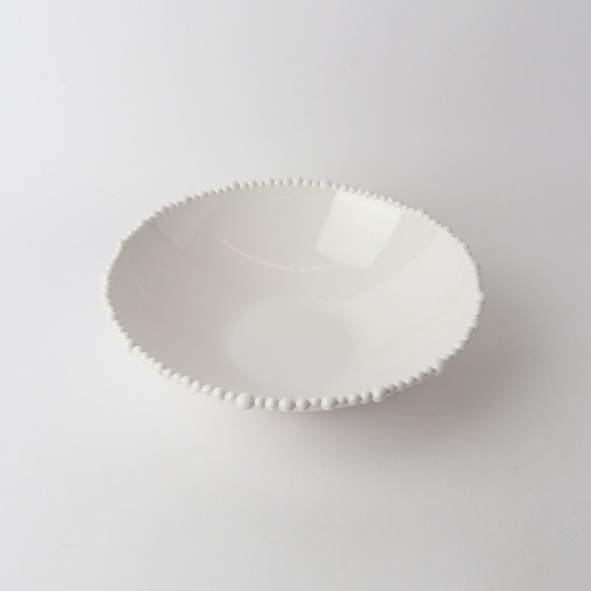 Melamine Pearl Tapered Bowl 29cm -  White