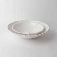 Melamine Pearl Tapered Bowl 38cm - White