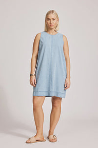 Melenia Denim Tank Dress - Denim