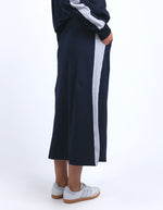 Sloane Fleece Skirt - Navy/Grey Marle Trim