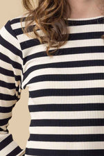 Merrie Top - Striped Black