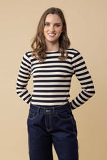 Merrie Top - Striped Black