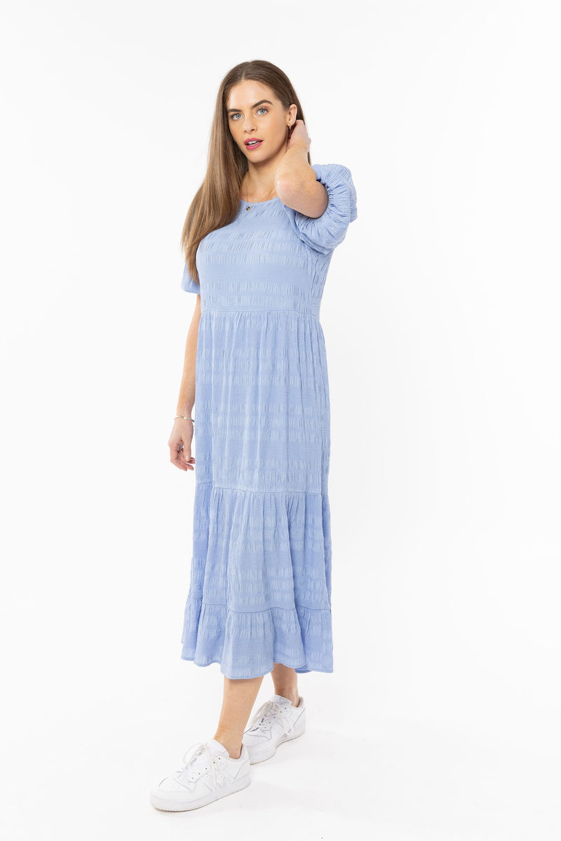 Complete Midi Dress LS - Navy