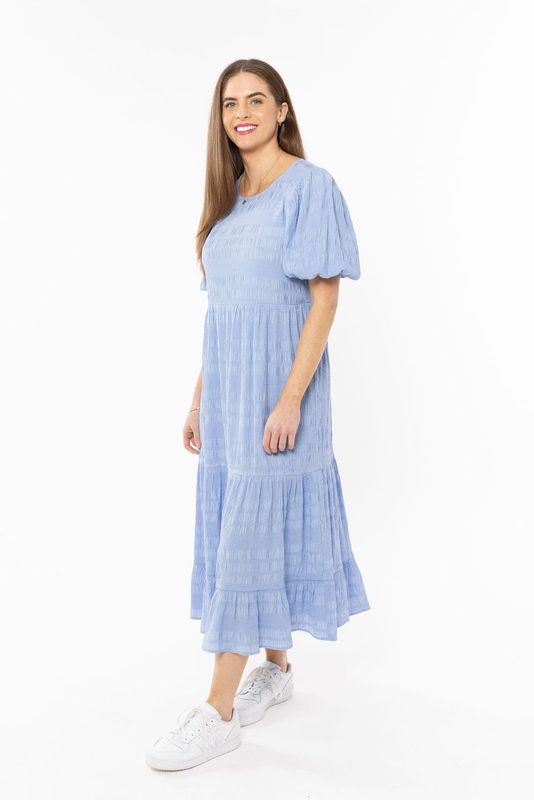 Carefree Maxi  Dress - Cornflower