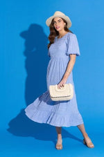 Carefree Maxi  Dress - Cornflower