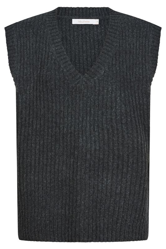 Miru Knit Vest - Ash