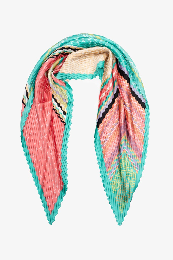 Neck Scarf - Mixprint Pink