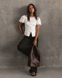 Monaco Shoulder Bag - Chocolate