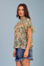 Monet Top - Green