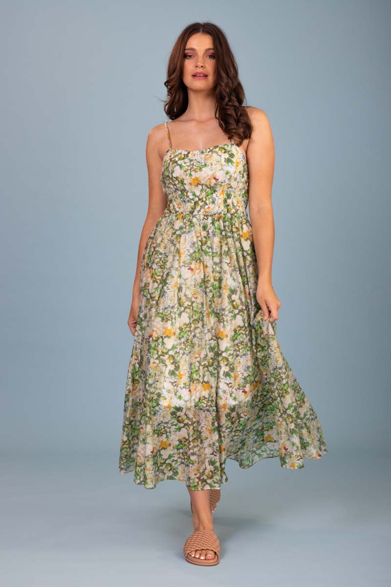 Monet Dress - Green