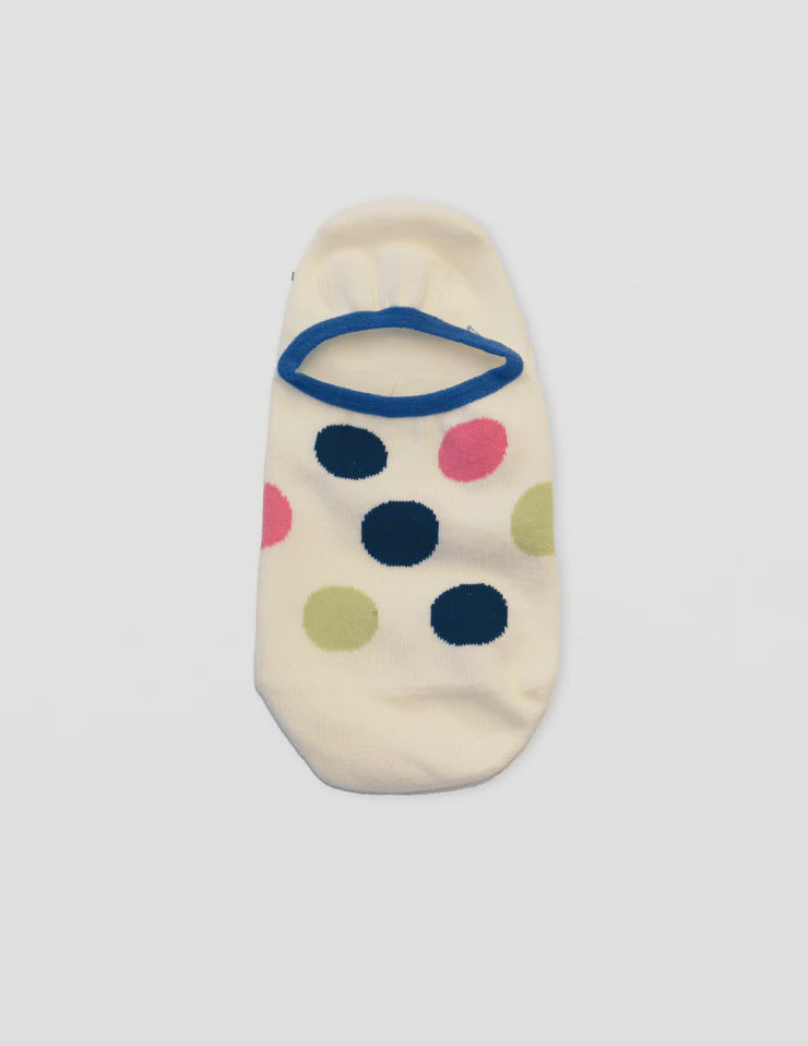 Sock Multi Dots - White