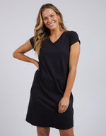 Manly Vee Dress - Black