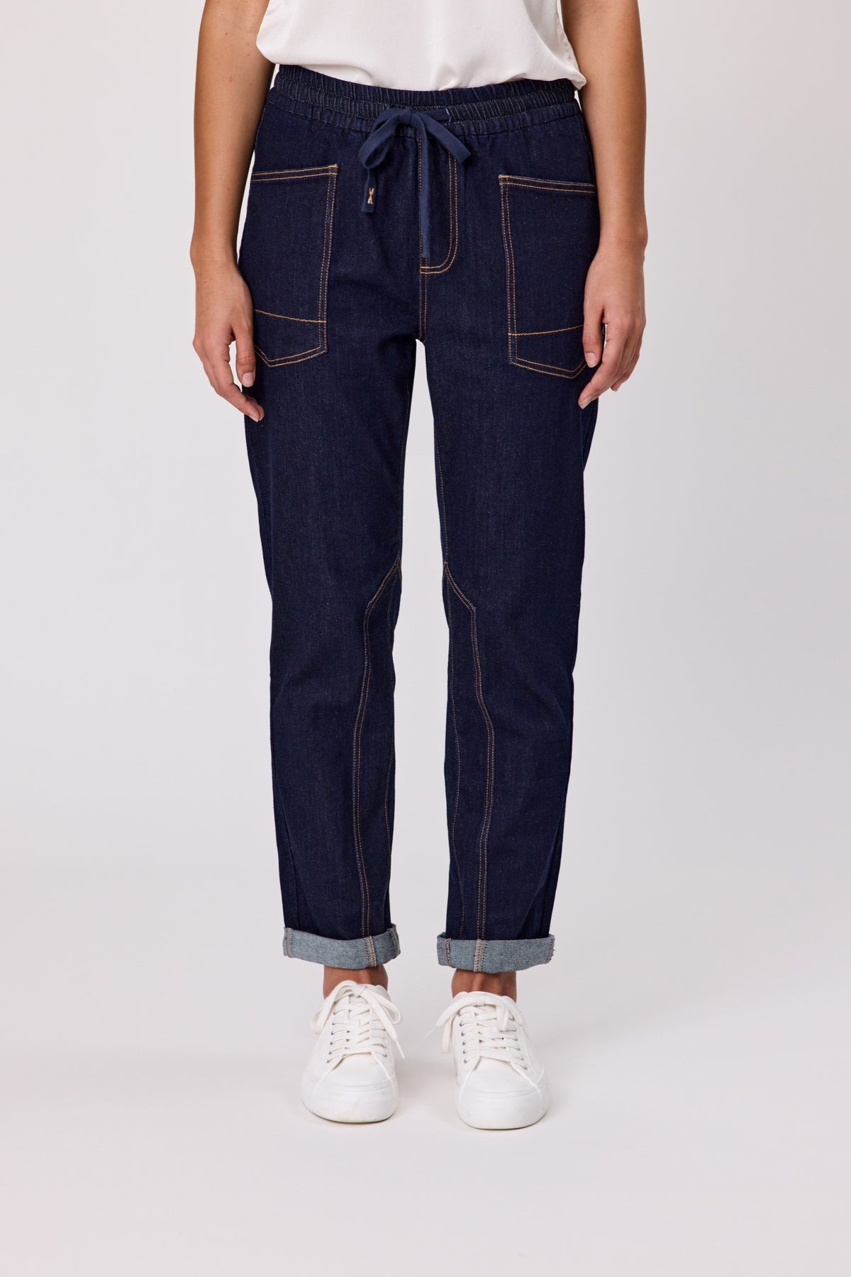 Caleb Relaxed Jogger - Indigo