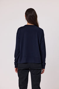 Hazel Merino Top - Ink