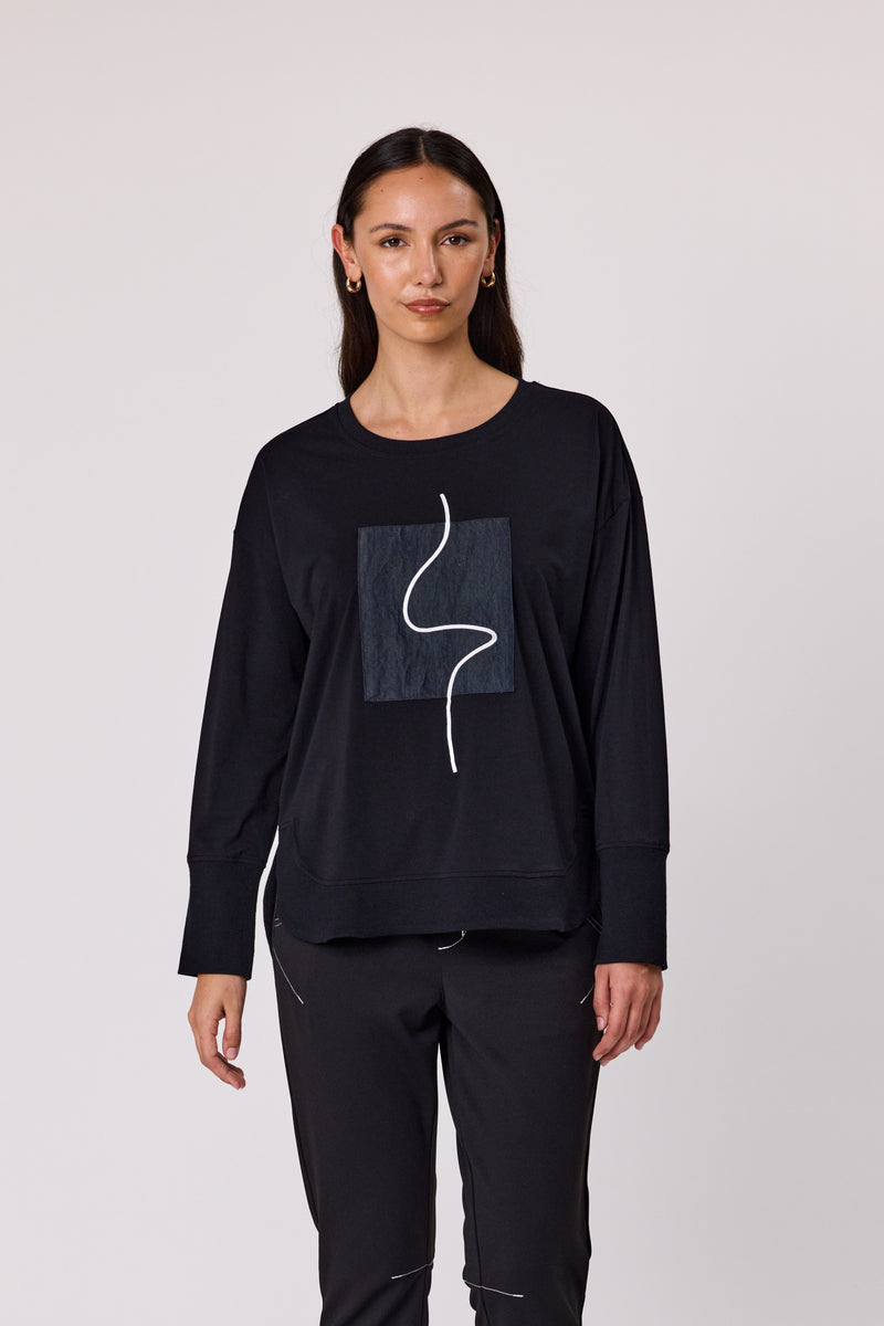 Bella Casual Top - Black - Girl Next Door Fashion