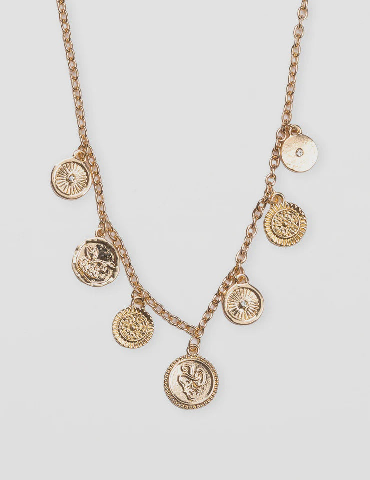 Necklace Medallions - Gold