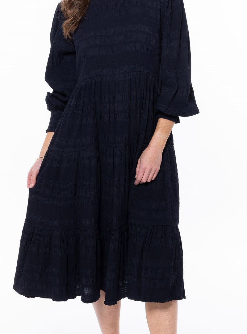 Complete Midi Dress - Navy Carefree