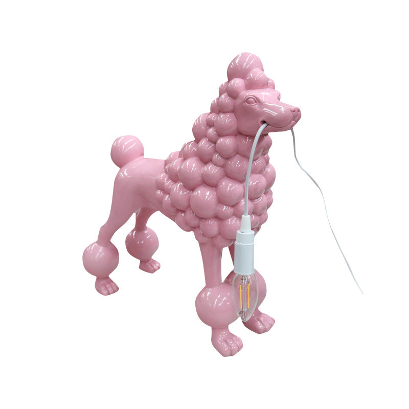 Poodle Lamp - Pink