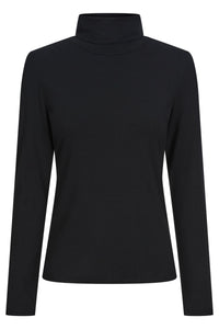 Naria Roll Neck - Black