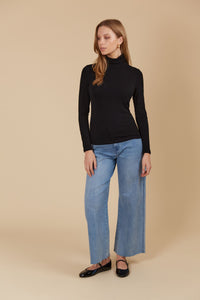 Naria Roll Neck - Black