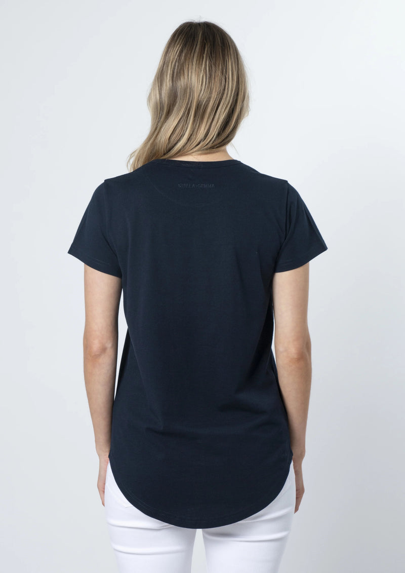 Navy Geo T-Shirt