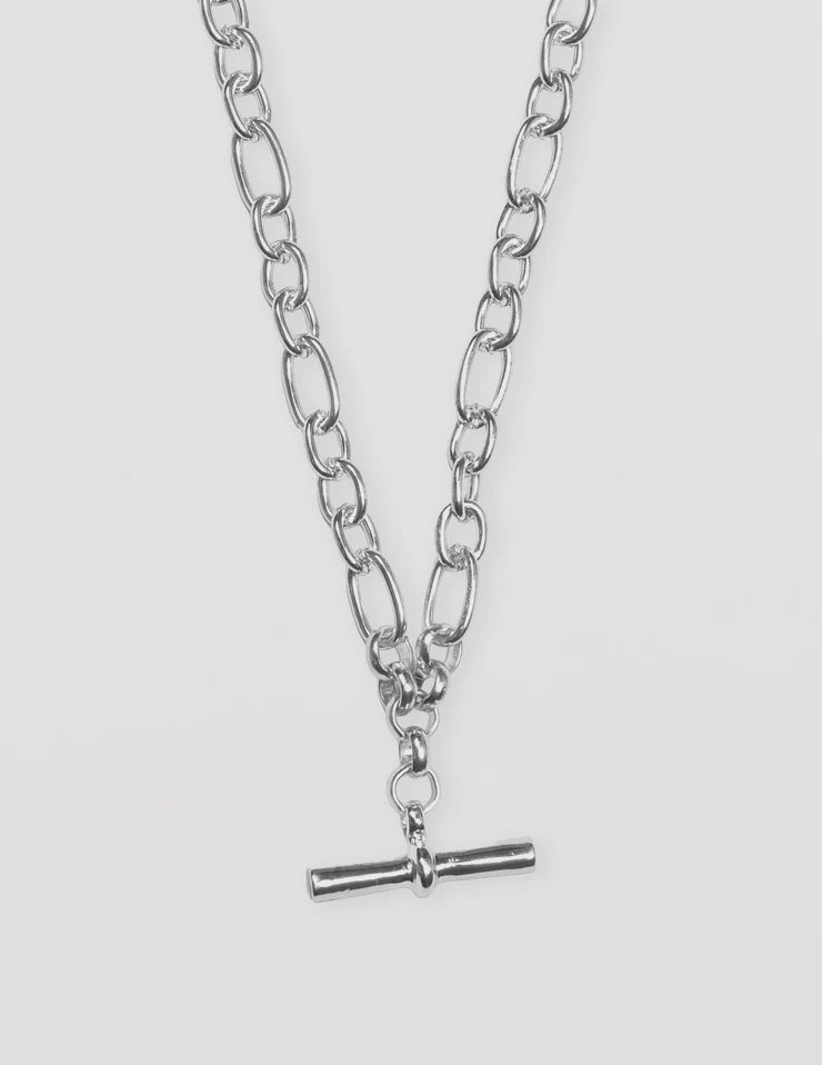 Necklace Chunky Fob - Silver