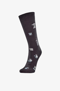 Coffee Merino Sock