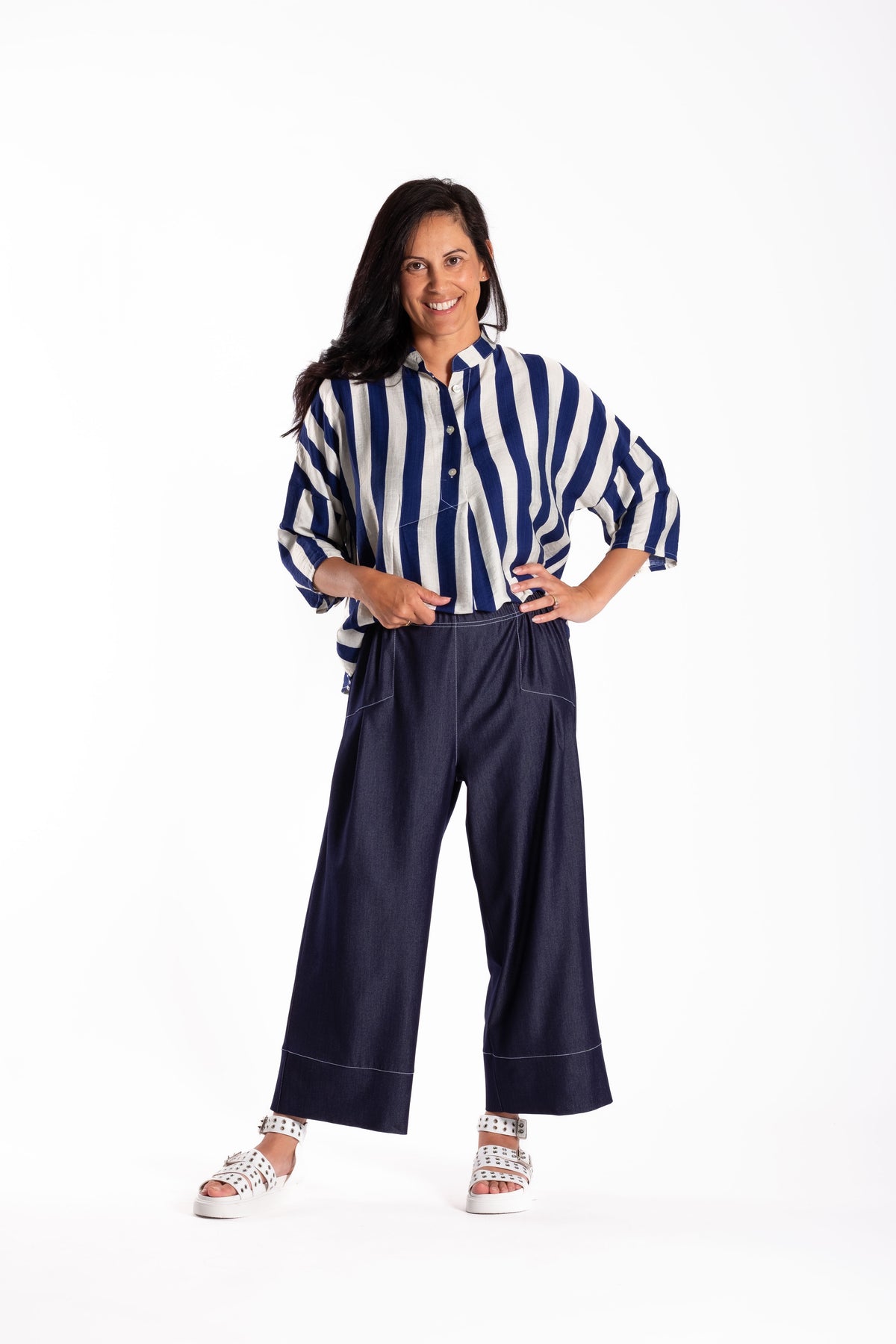 Capri Pants Soft Denim - Main Image