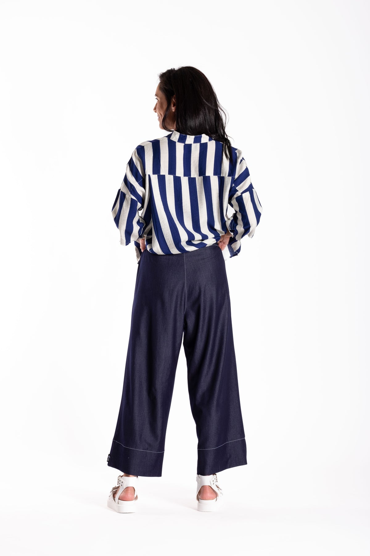 Capri Pants - Soft Denim