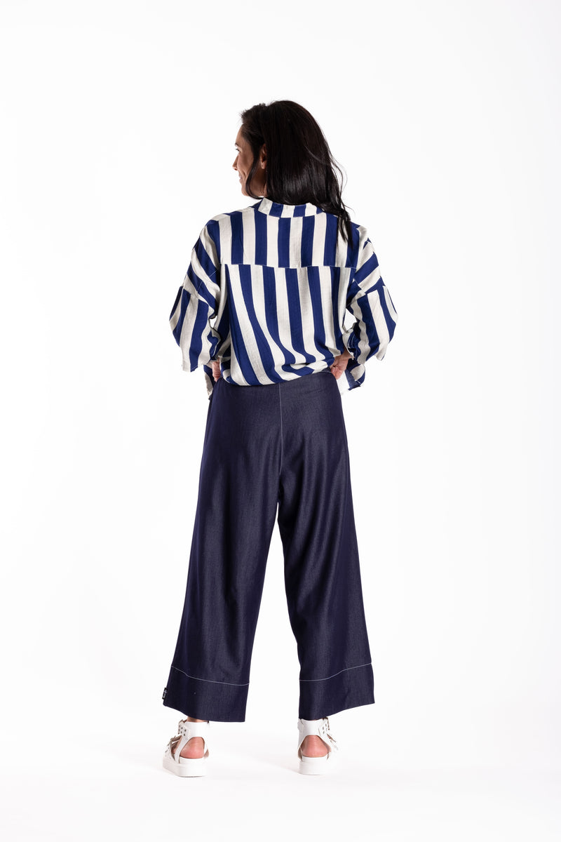 Capri Pants - Soft Denim