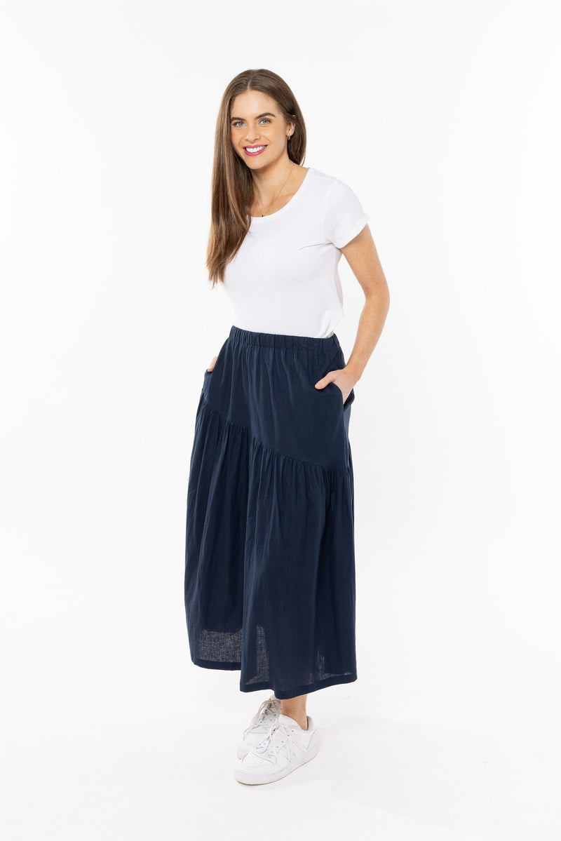 Devine Maxi Skirt - Denim