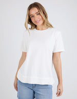 Farrah Short Sleeve Tee - White