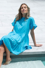 Molly Dress - Santorini Blues